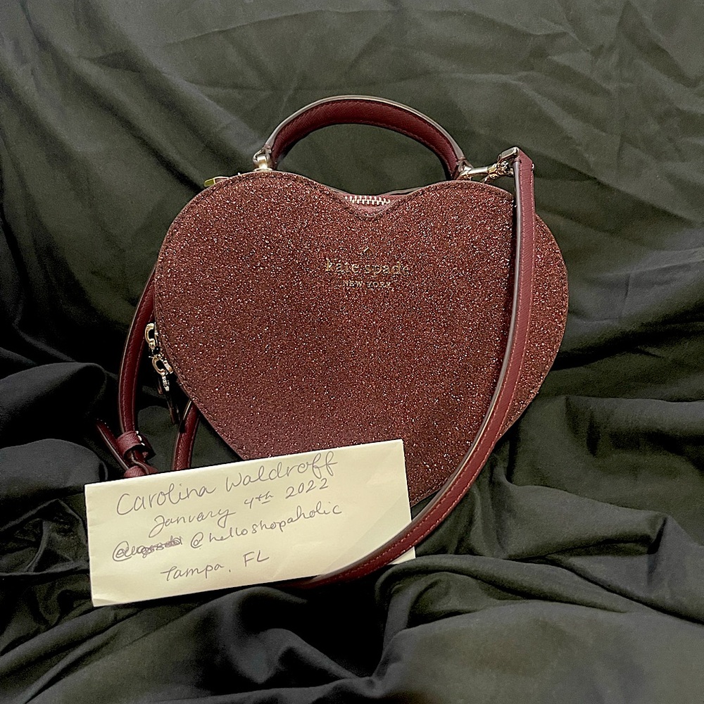NWOT kate spade Love Shack Heart purse